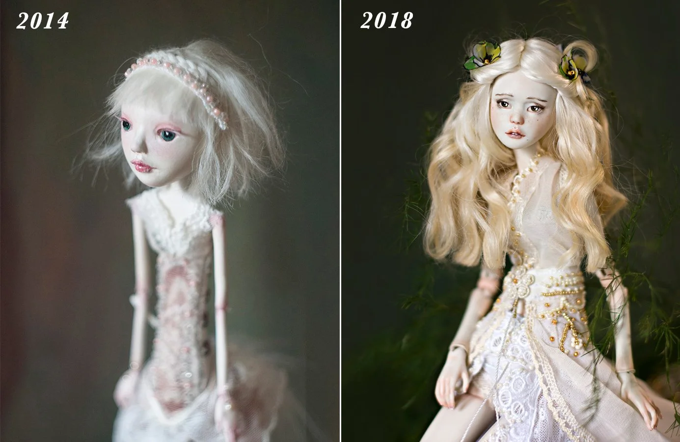 Dolls sales in art